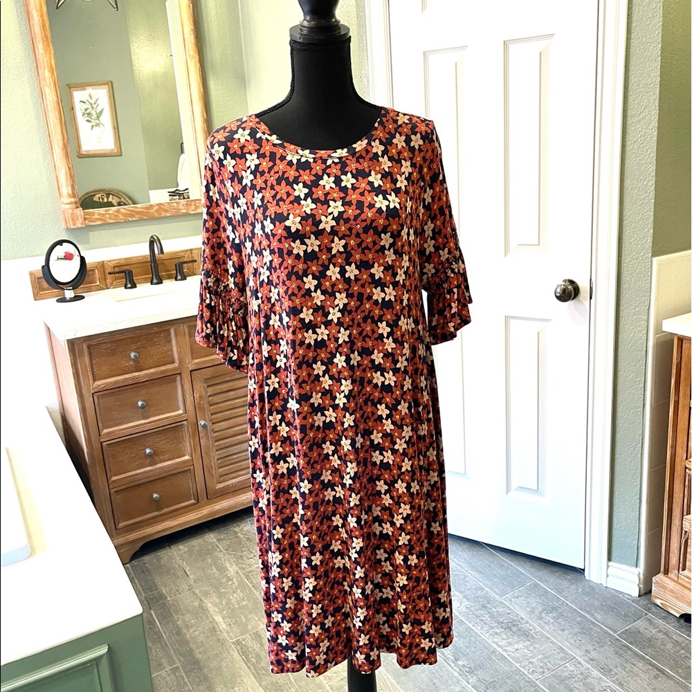 LOFT floral dress